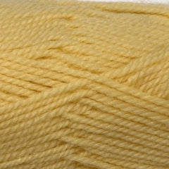 Woolly Red Hut yarn in shade lemon.