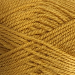 Woolly Red Hut yarn in shade mustard.
