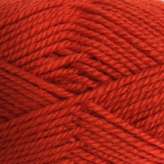 Woolly Red Hut yarn in shade terracotta.