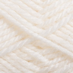 Woolly Red Hut yarn in shade white.