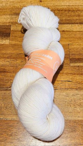 Starcrest Farm 4 Ply Polwarth Worsted Spun Naturals.