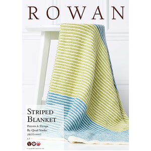 Rowan Pattern Striped Blanket.