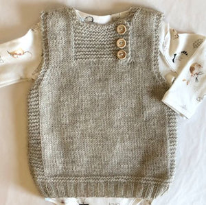 Touch Yarns Pattern 121 August Vest - (Child 8ply)