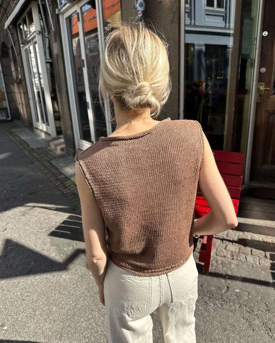 Cloud Top by Petite Knit top in Cotton/Alpaca