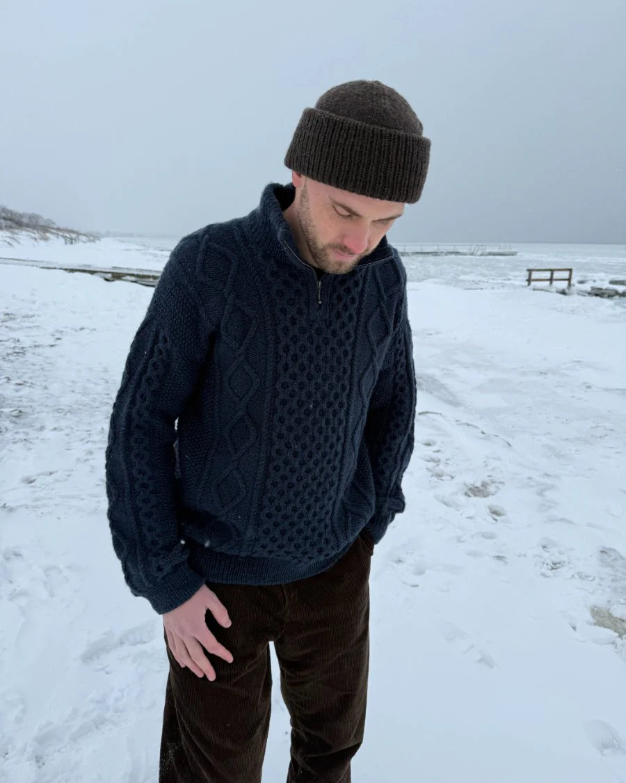 Dagmar Zipper Sweater - Petite Knit - Mens