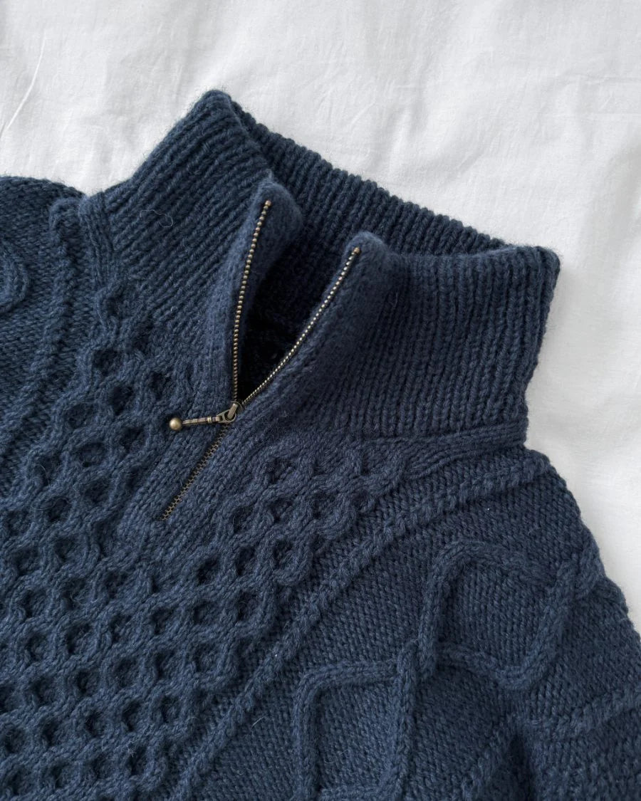 Dagmar Zipper Sweater - Petite Knit - Mens