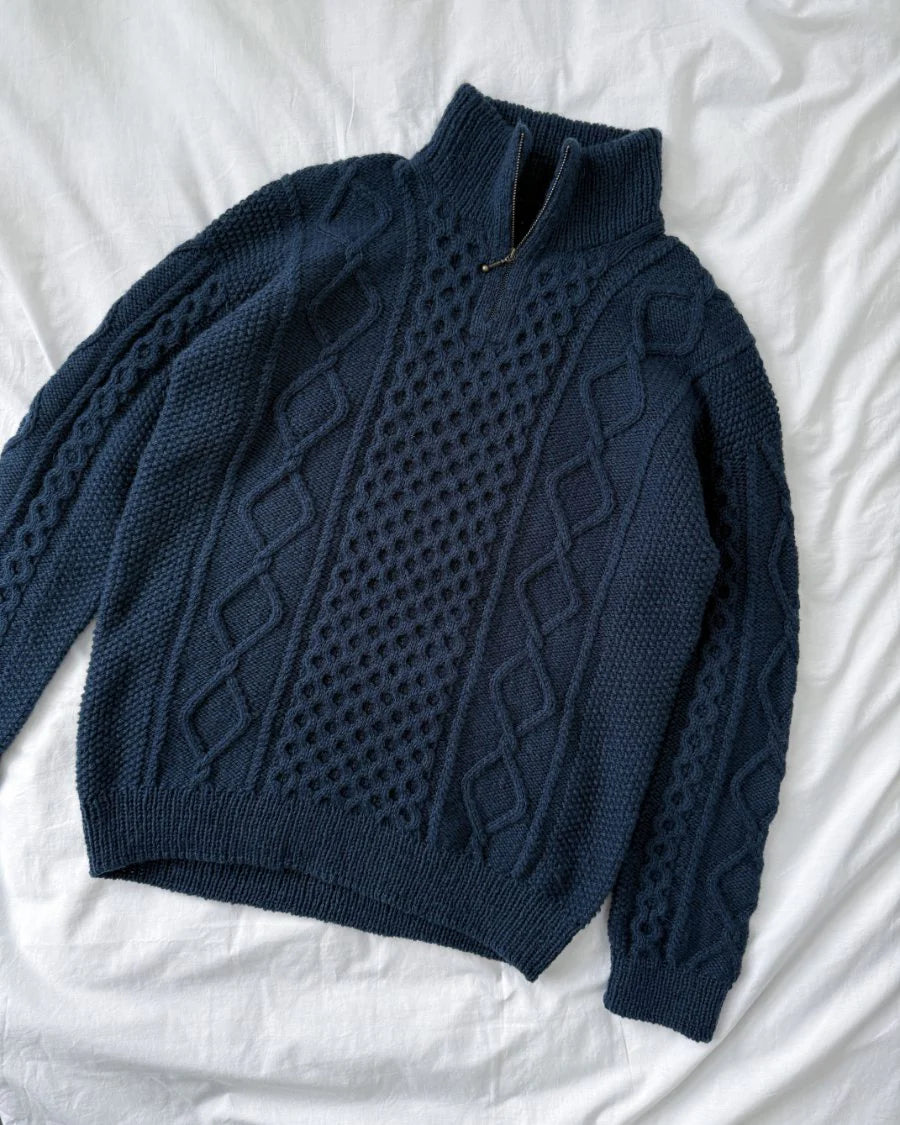 Dagmar Zipper Sweater - Petite Knit - Mens