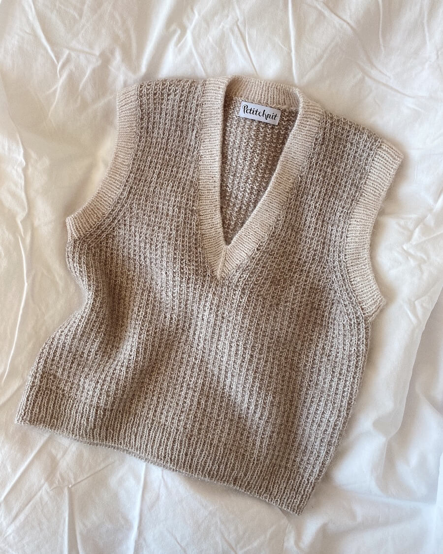 Friday Slipover V-neck  - Petite Knit Woman