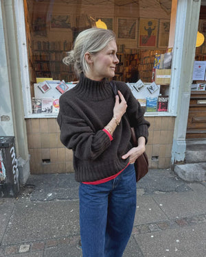 Hannah Sweater O-neck Petite Knit - (8ply Adult)