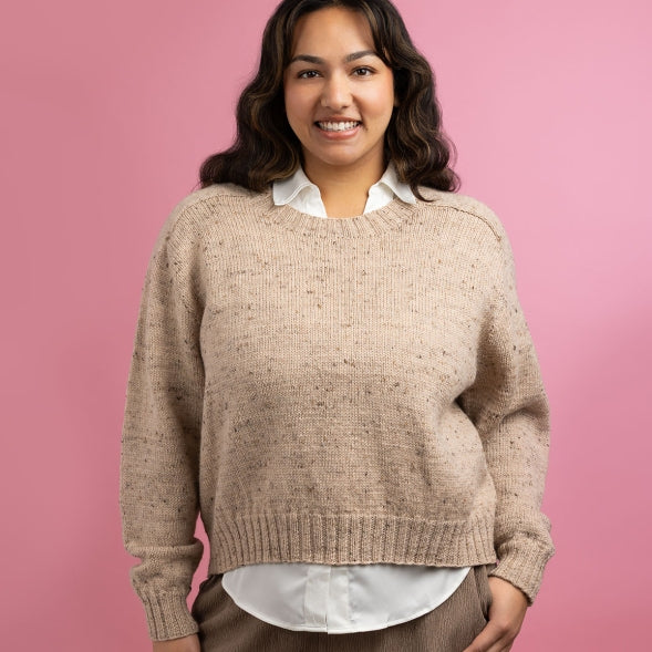 Heirloom Merino Fleck 8 Ply Sweater Knitting Pattern