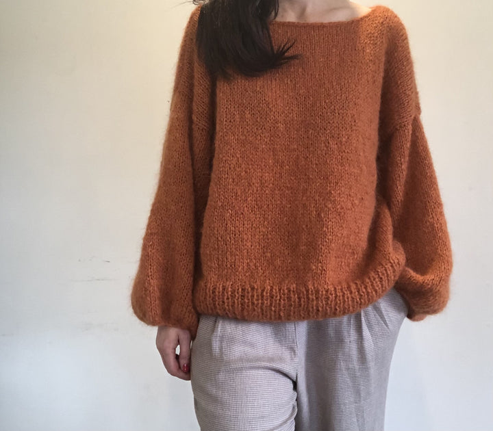 Jo Jo Mohair Jumper in 12py Touch Yarns Kit