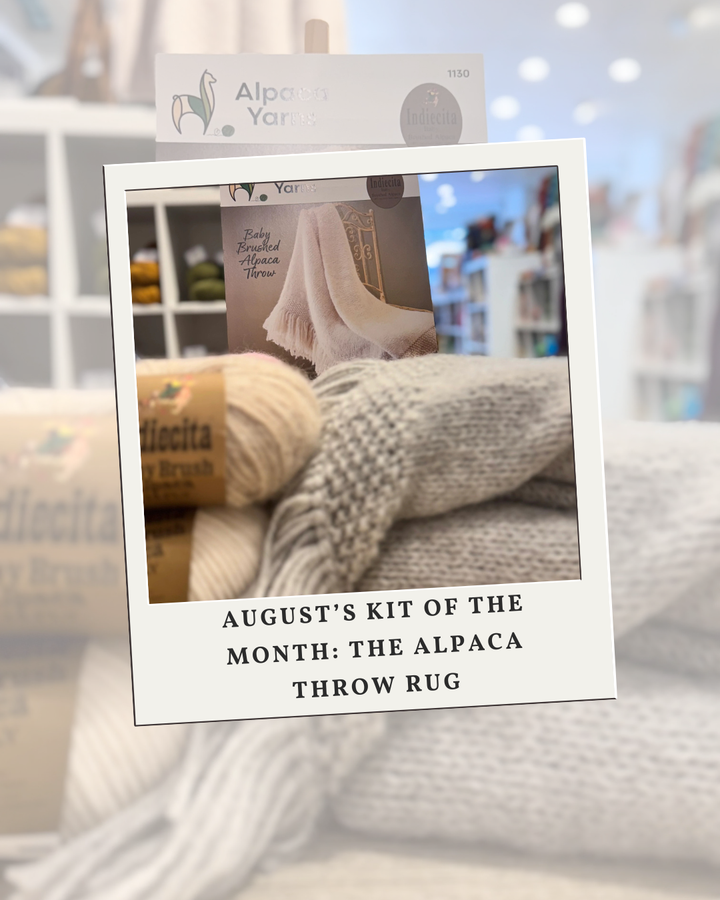 August KIT OF THE MONTH: Alpaca Throw
