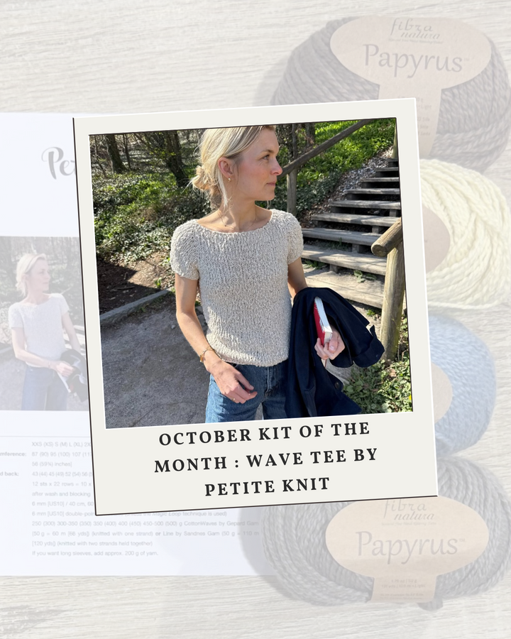 October Kit of the Month: Wave Tee in Papyrus