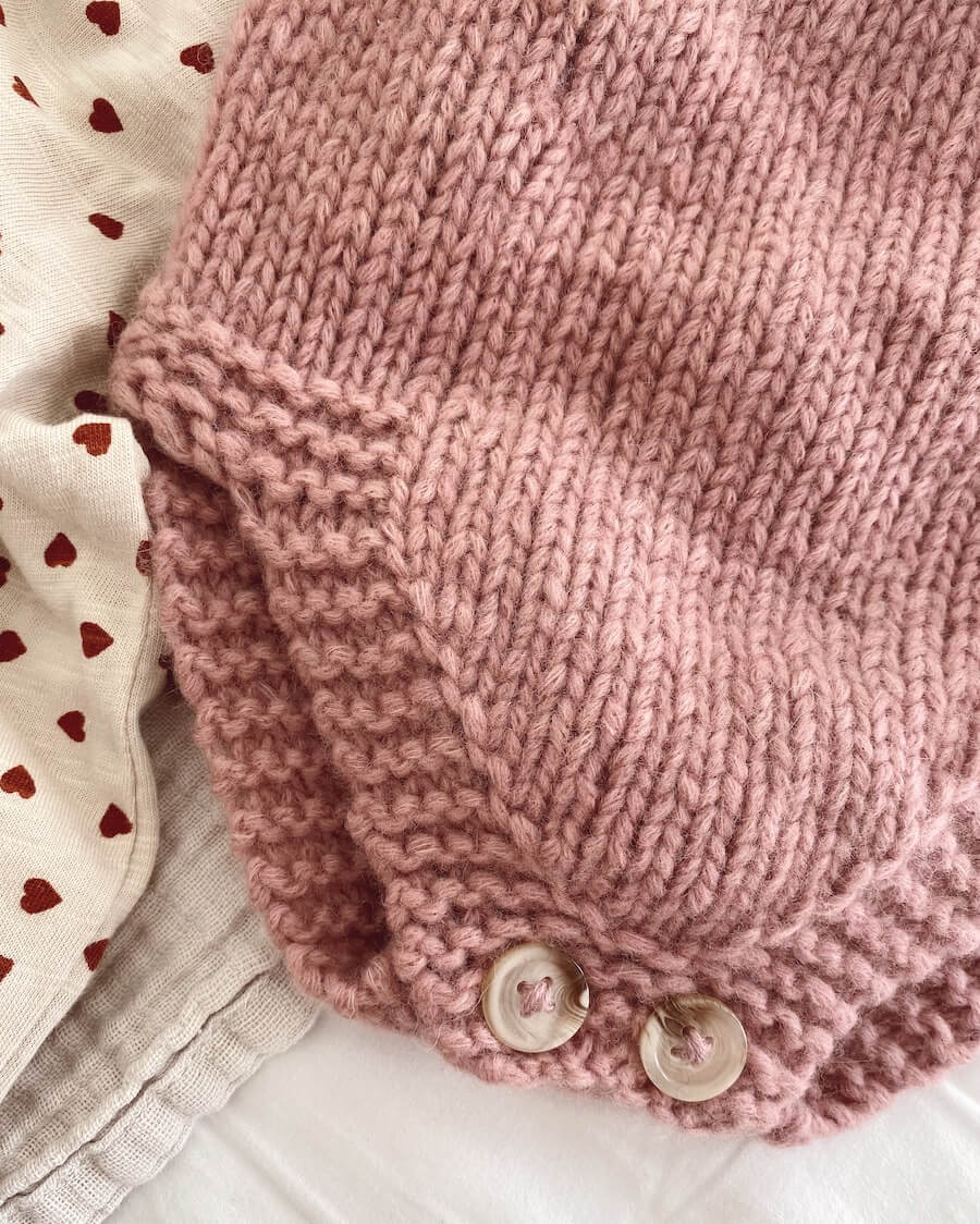 Little brother's Romper - Baby Petite Knit