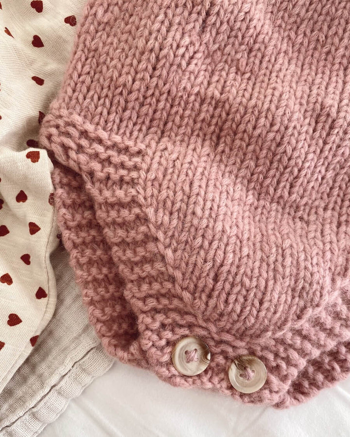 Little brother's Romper - Baby Petite Knit