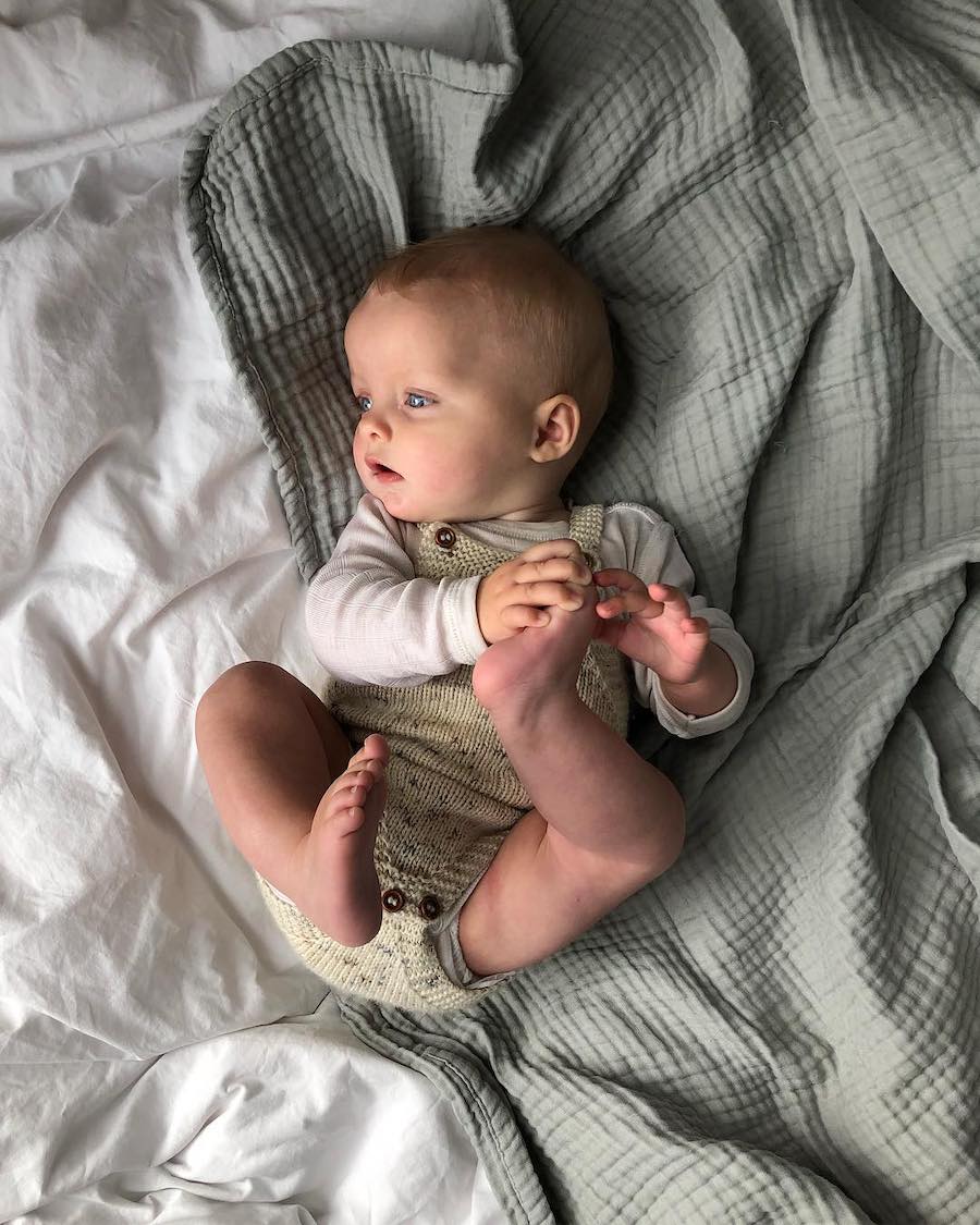 Little Sister's  Romper - Petite Knit