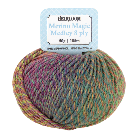 ~Heirloom Merino Magic Medley 8 Ply