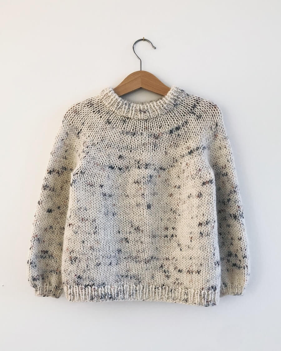 Novice Sweater Junior - Petite Knit Pattern (chlid)