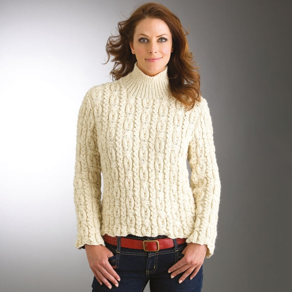 Ornamental Rib Sweater-w581