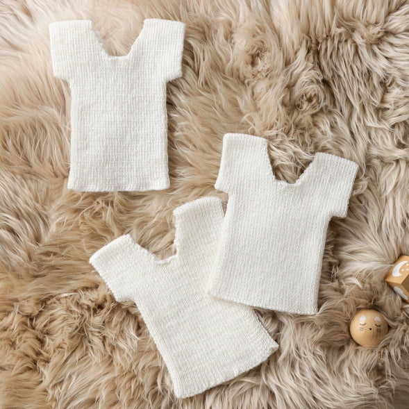 Baby Merino Vests Knitting Pattern – 3 Styles (2, 3 & 4 Ply)