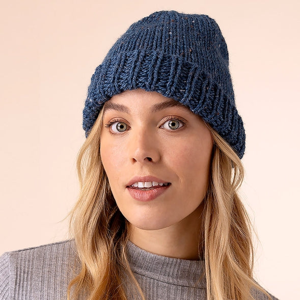 Coastal Beanie Knitting Pattern- w909