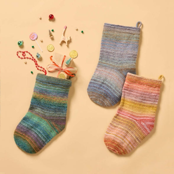 Knitted Christmas Stocking in Patons Sierra Kit