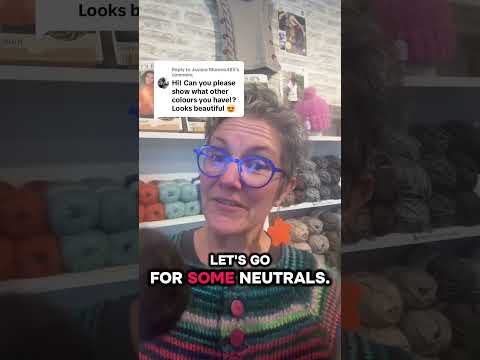 The Nevis Vest Kit with touch yarns mohair