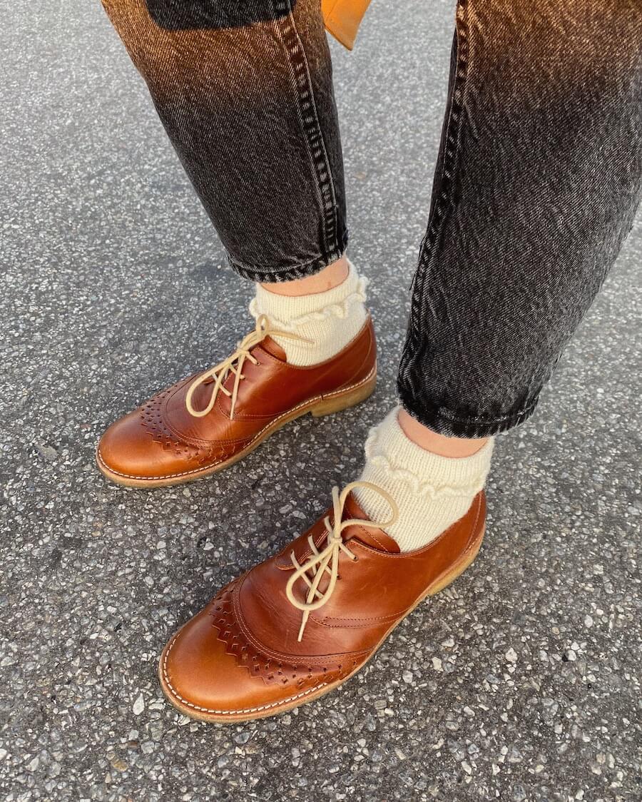 Ruffle Socks - Petite Knit (Woman)