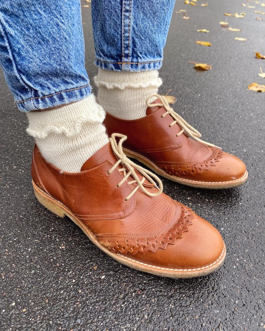 Ruffle Socks - Petite Knit (Woman)