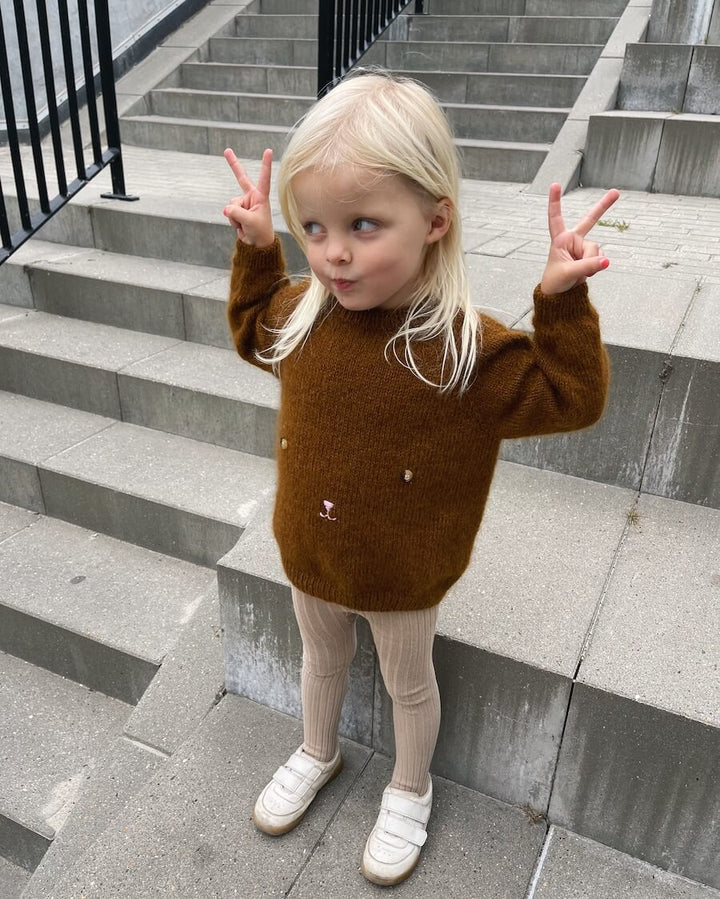 Teddy Bear Sweater - Child's Petite Knit