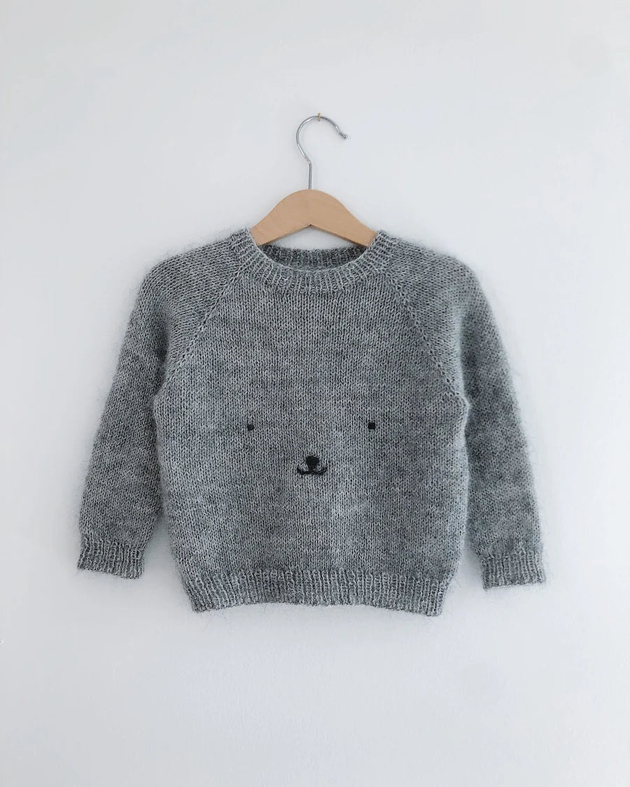 Teddy Bear Sweater - Child's Petite Knit