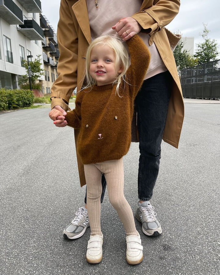 Teddy Bear Sweater - Child's Petite Knit