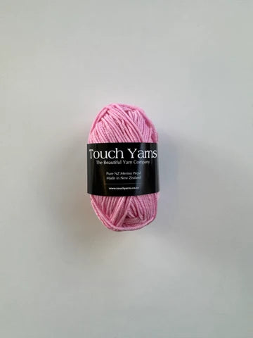 Touch Yarns Pure Merino 8 Ply.