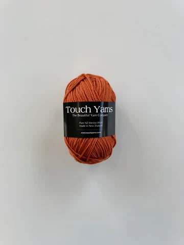 Touch Yarns Pure Merino 8 Ply.