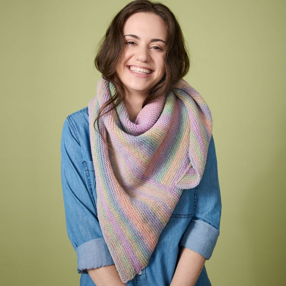 Heirloom Pattern Serenade Shawl- w889