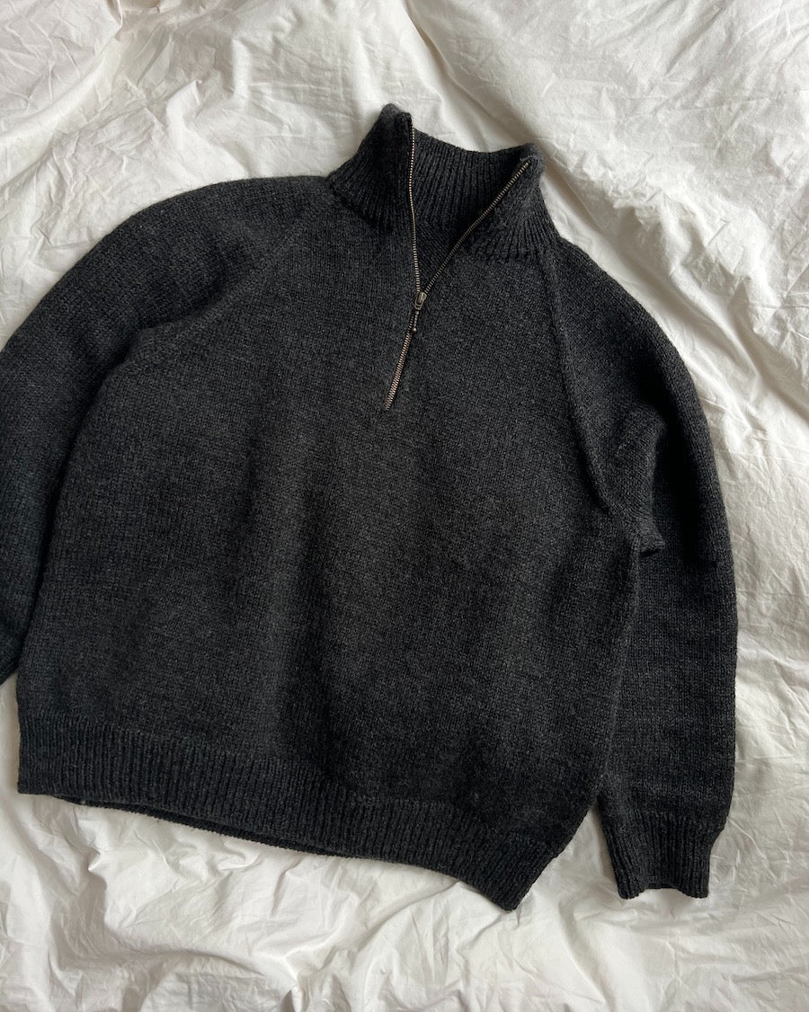 Zipper Sweater Light Men's Petite Knit
