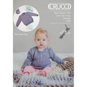 Crucci Pattern 1517 Sweater - (4ply Baby)