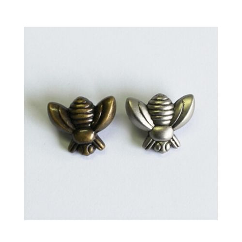 ~Abbey Buttons BG305758-34L (22mm) Metal Bees