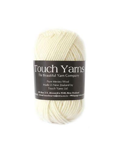 Touch Yarns Pure Merino 8 Ply.