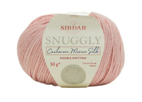 Sirdar 8 Ply Snuggly Cashmere, Merino and Silk.