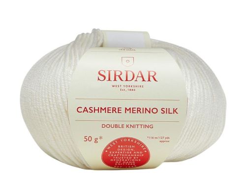 Sirdar 8 Ply Cashmere, Merino and Silk.