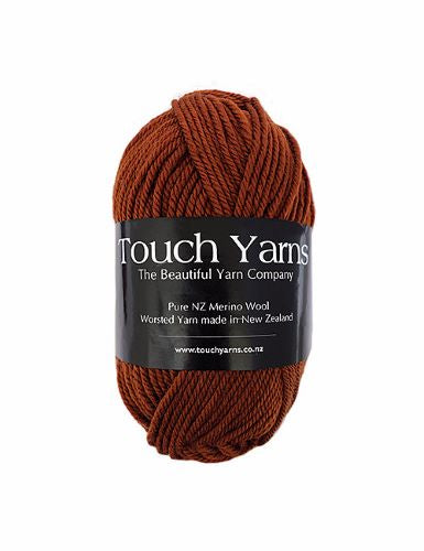 Touch Yarns Pure Merino 8 Ply.