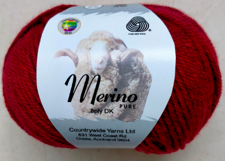 Countrywide Merino Pure 8 Ply.