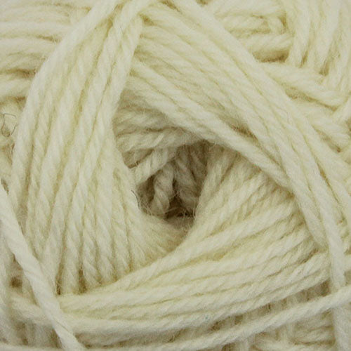 A close up of cream Broadway Purely Wool DK 8 Ply