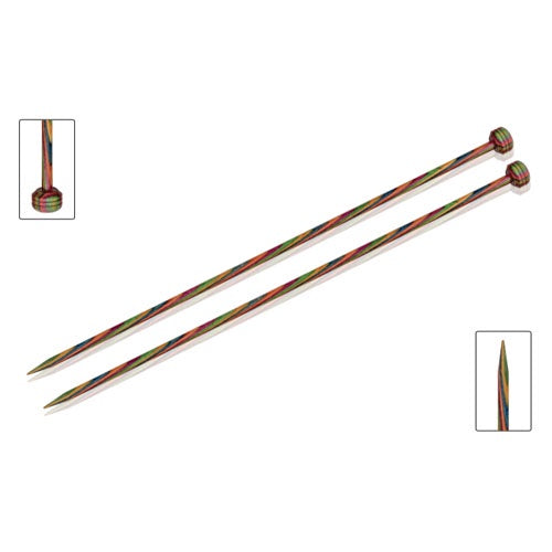 KnitPro Symfonie 25cm Single Point Needles