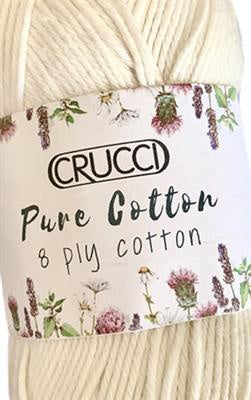 Crucci Pure Cotton 8 Ply.
