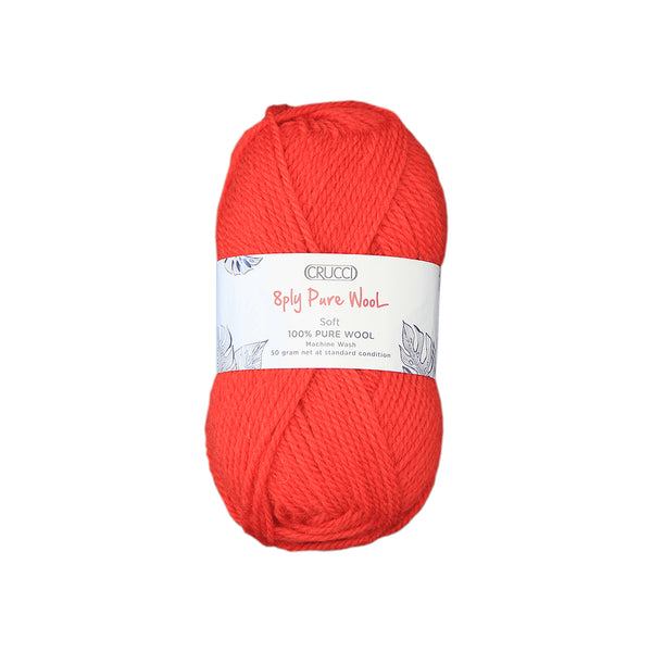 Crucci 8ply Soft Pure Wool