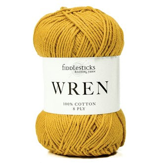 Fiddlesticks Wren 8 Ply Cotton.