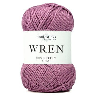 Fiddlesticks Wren 8 Ply Cotton.